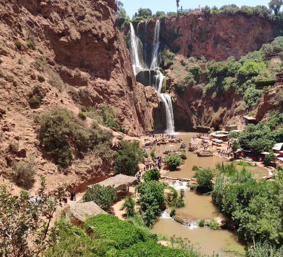 As Cascatas de Ouzoud, no Marrocos. Foto: Reprodução/Instagram 04.08.2023