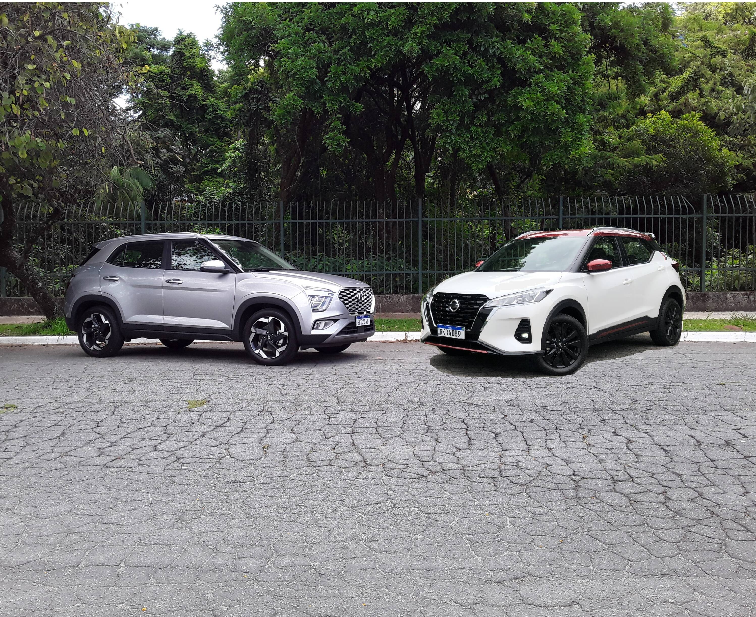 Comparativo entre Renault Captur e Nissan Kicks