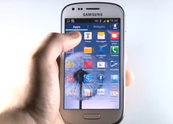 Samsung Galaxy S3 mini Reprodução: Flipar