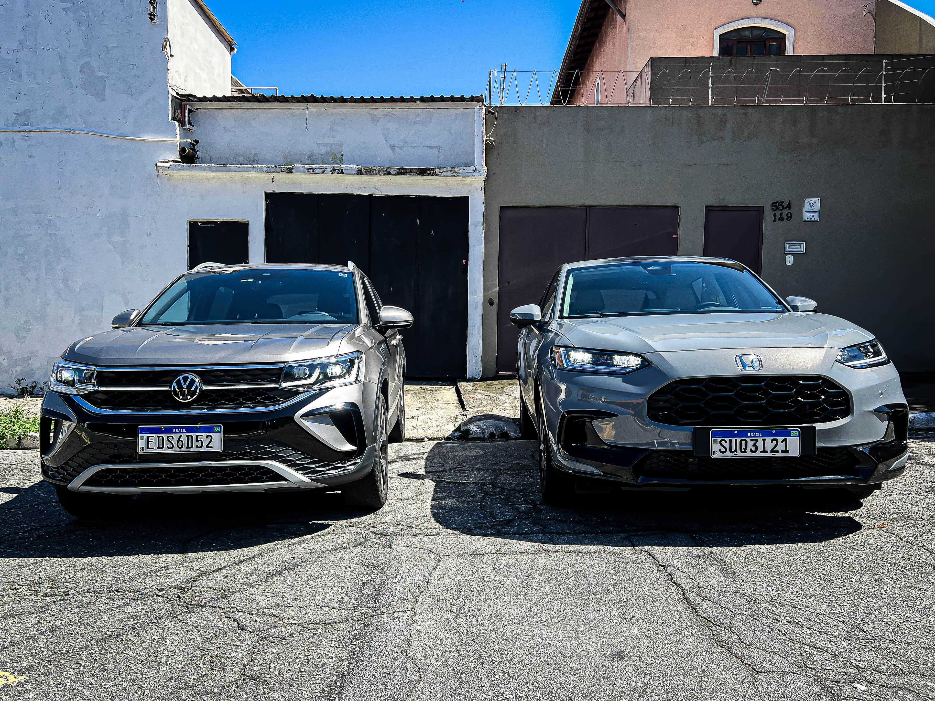 Volkswagen Taos e Honda ZR-V. Foto: Luiz Forelli Santana/iG