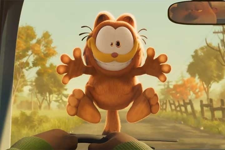 As tiras eram em preto e branco e possuíam desenhos diferentes para Garfield e o seu dono Jon. Elas possuíam um gato, pois havia uma falta de tirinhas estreladas por esses animais e existia uma chance de criar merchandising com o personagem.  Reprodução: Flipar