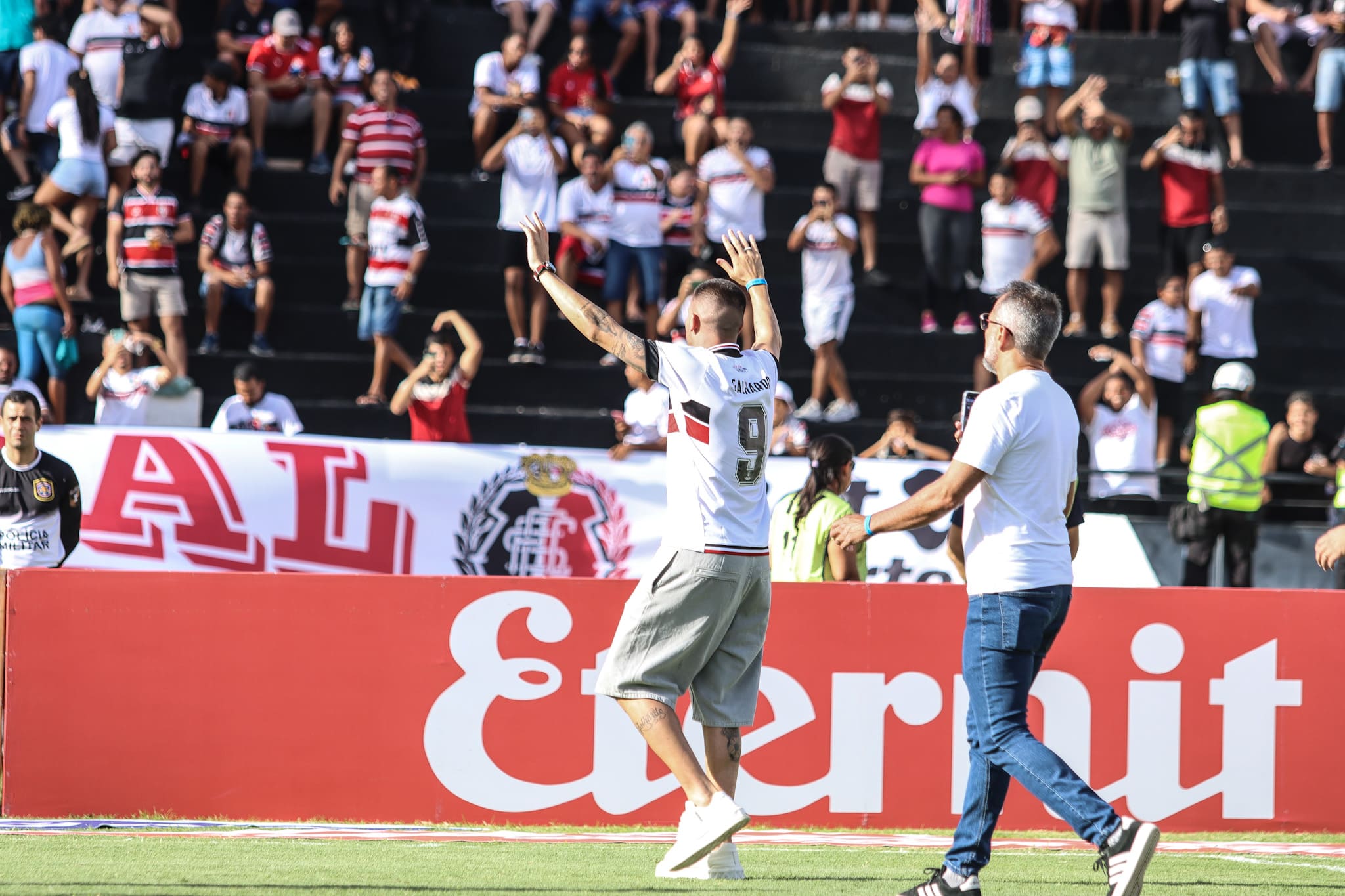 Thiago Galhardo. Foto: Evelyn Victoria/ Santa Cruz FC