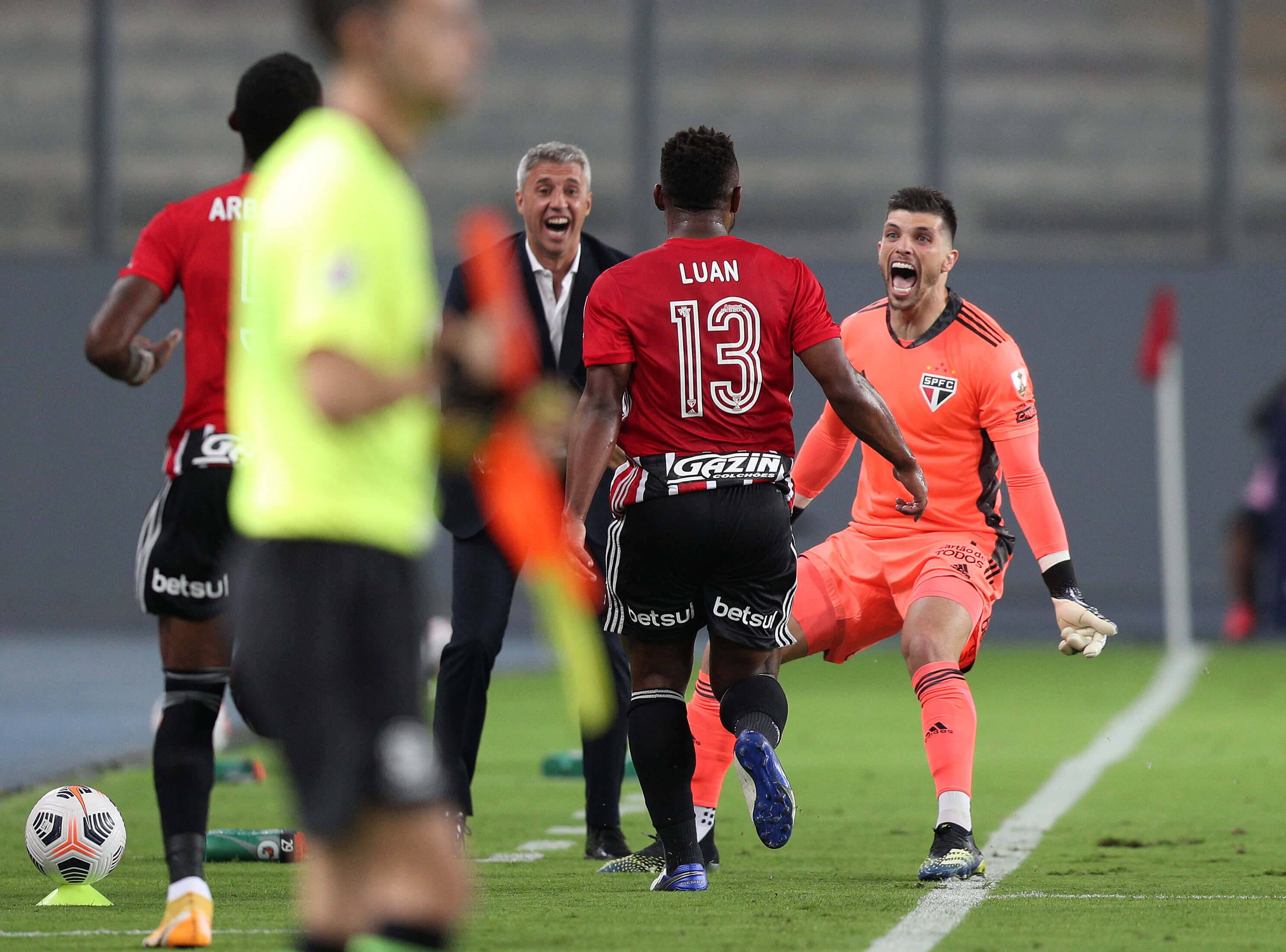 Sporting Cristal x São Paulo. Foto: Reprodução / Twitter Conmebol