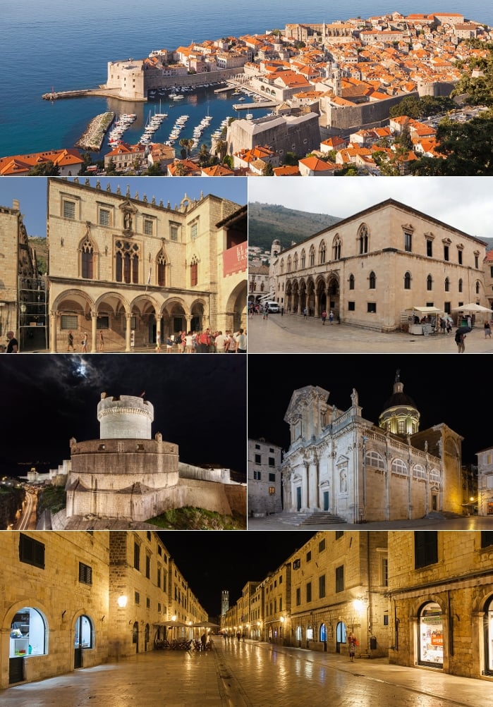 Dubrovnik (Croácia) - A cidade costeira está situada no sul do país, na região da Dalmácia, que também reúne territórios da Bósnia Herzegovina e de Montenegro, no litoral leste do mar Adriático. Inaugurada no século 7, tem cerca de 28 mil moradores.  Reprodução: Flipar