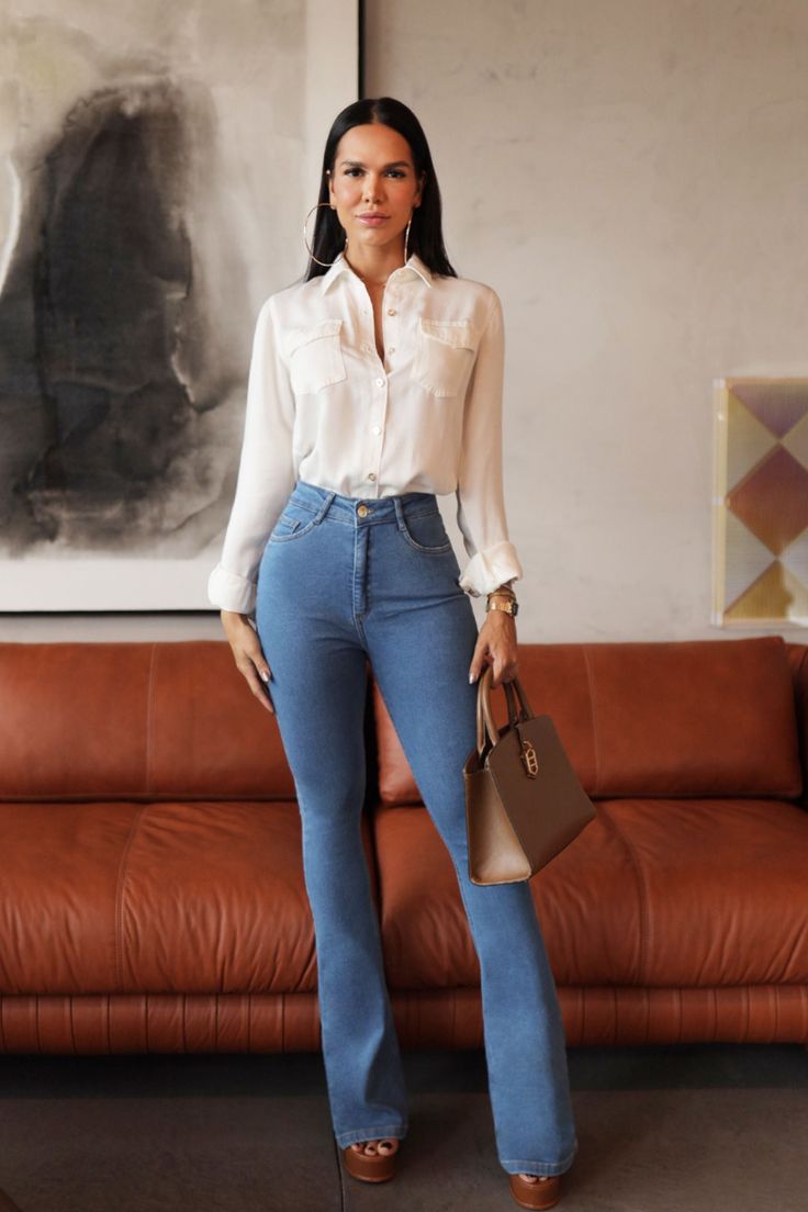 Calça jeans  Reprodução/Pinterest