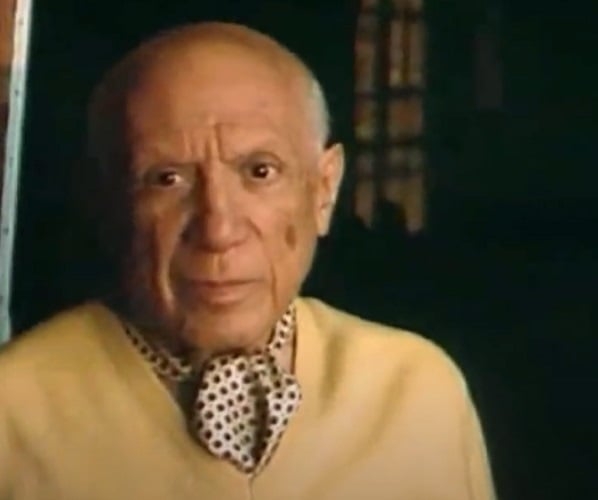 Pablo Picasso é uma das figuras mais emblemáticas da arte moderna. Ele nasceu em 1881 e até hoje é referência artística mundial.  Reprodução: Flipar