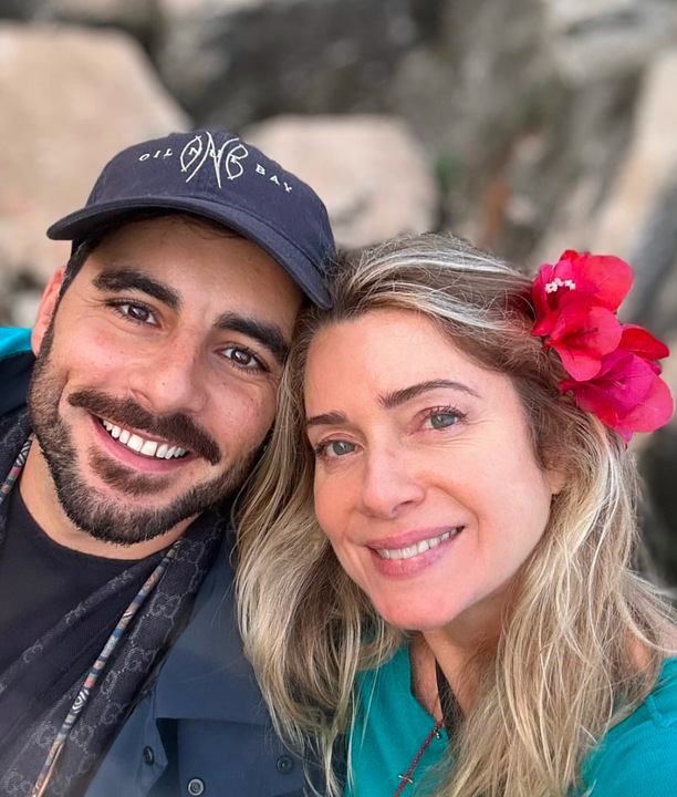 Leticia Spiller e Franclim Mendes. Foto: Reprodução: Instagram/@arealspiller