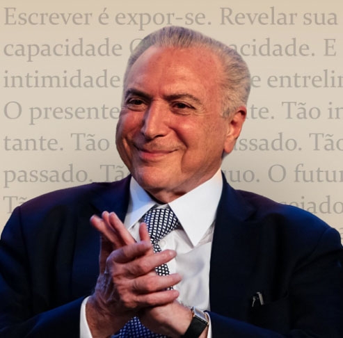 Michel Temer - O politico paulista é filho de imigrantes libaneses que chegaram ao Brasil na década de 1920 e se estabeleceram no interior paulista.  Reprodução: Flipar