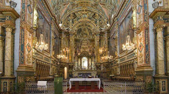 Interior da Igreja do Carmo. Foto: Reprodução/Visit Portugal