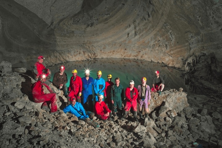 “Durante a nossa exploração inicial, criamos um mapa básico utilizando o nosso equipamento e imediatamente percebemos que havíamos descoberto algo extraordinário”, relatou o fotógrafo e membro da expedição Richard Bouda. Reprodução: Flipar
