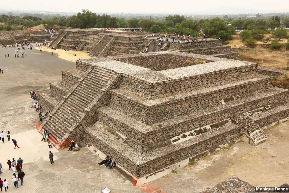 Ruínas Teotihuacan, no México. Foto: Monique Renne