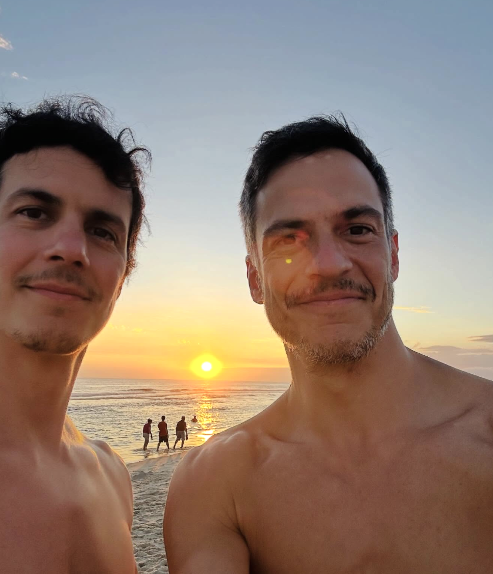 Família curte praia no Rio de Janeiro Reprodução/Instagram