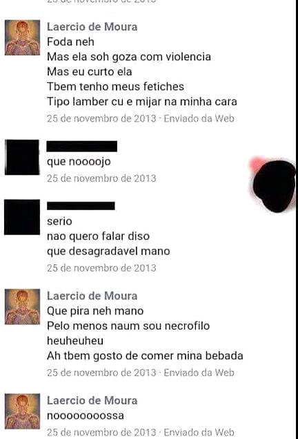 Enquanto ainda estava no "BBB", denúncias de pedofilia contra Laércio já surgiram nas redes sociais . Foto: Reprodução/Facebook