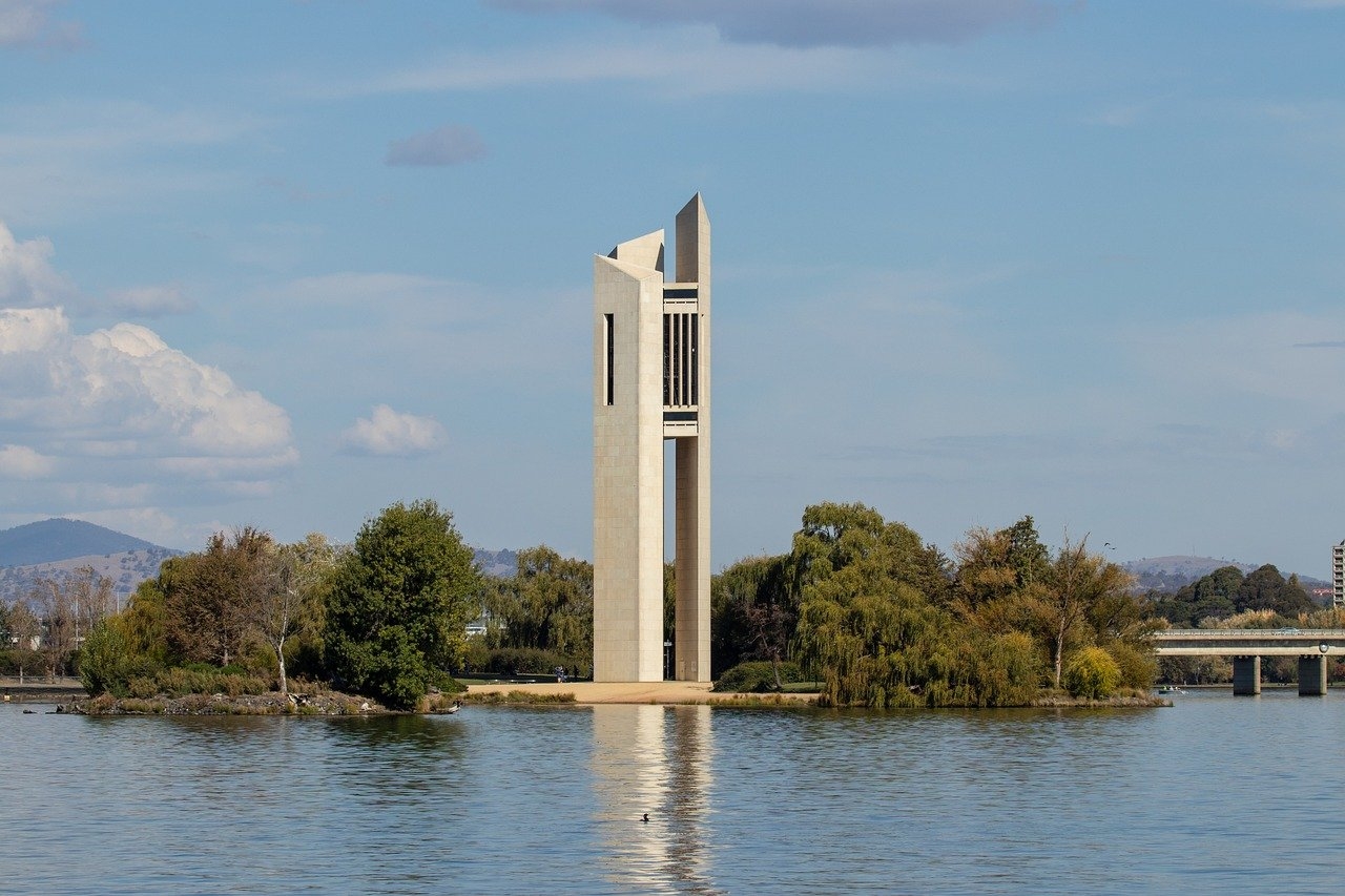 6° lugar: Austrália (Oceania) - Território: 7.692.060 km² - Capital: Camberra  Reprodução: Flipar