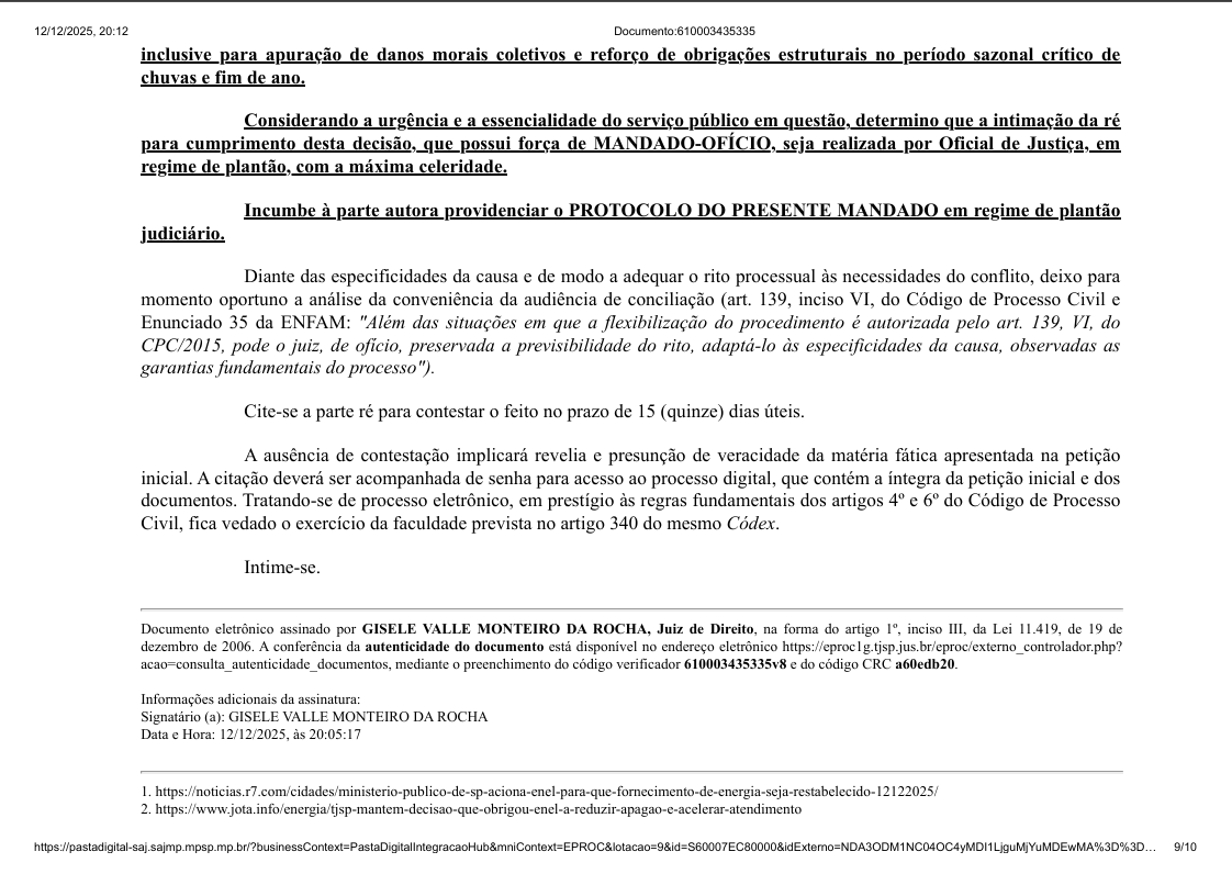 JUSTIÇA ESTADUAL. Foto: Reproução