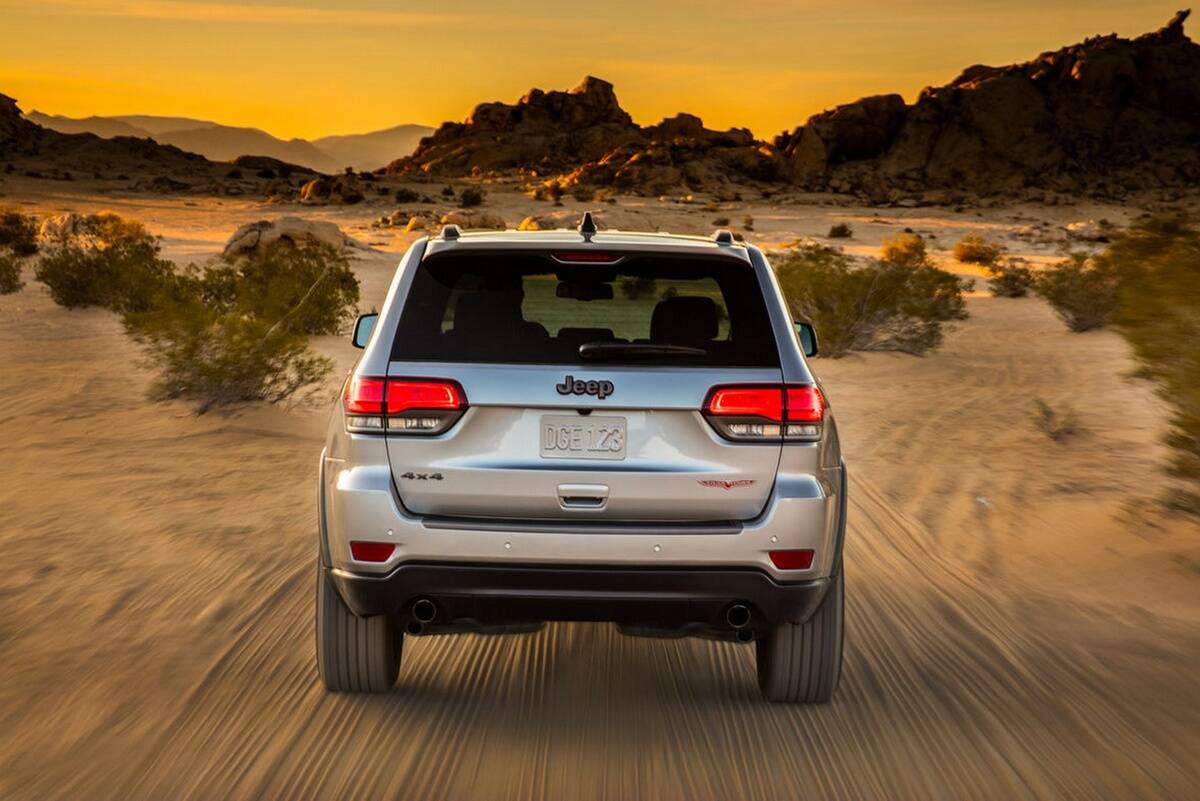 Jeep Grand Cherokee Trailhawk. Foto: Divulgação