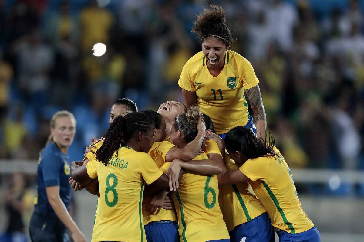 Brasil venceu a Suécia por 5 a 1. Foto: Divulgação/Rio 2016