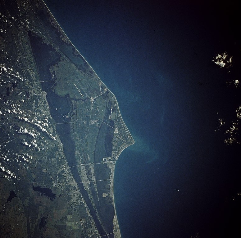 A Cape Canaveral Space Force Station (CCSFS, na sigla em inglês) é uma base militar norte-americana situada na costa leste da Flórida. Reprodução: Flipar