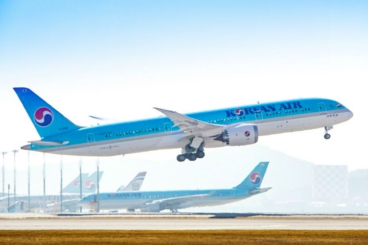 1º) Korean Air (Coreia do Sul) - Fundada em 1969 e com sede em Seul, é a maior companhia aérea da Coreia do Sul. Já recebeu diversos prêmios por sua excelência em serviços.
 Reprodução: Flipar