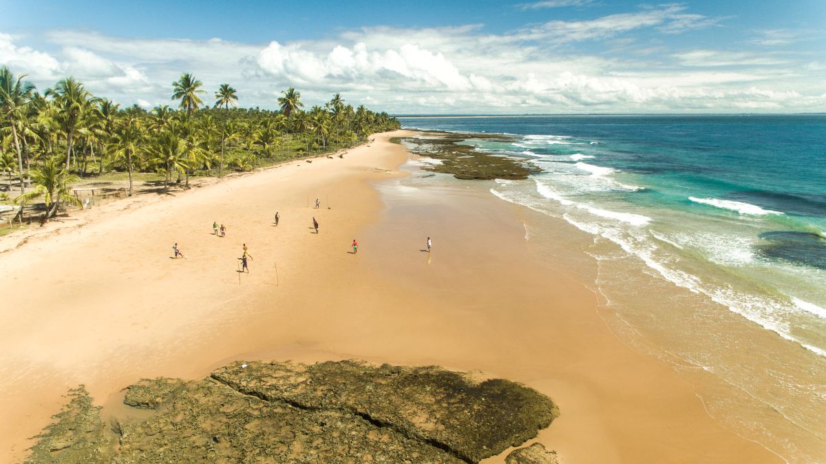 Praia dos Três Coqueiros - Maraú BA. Foto: Divulgação - Ministério do Turismo