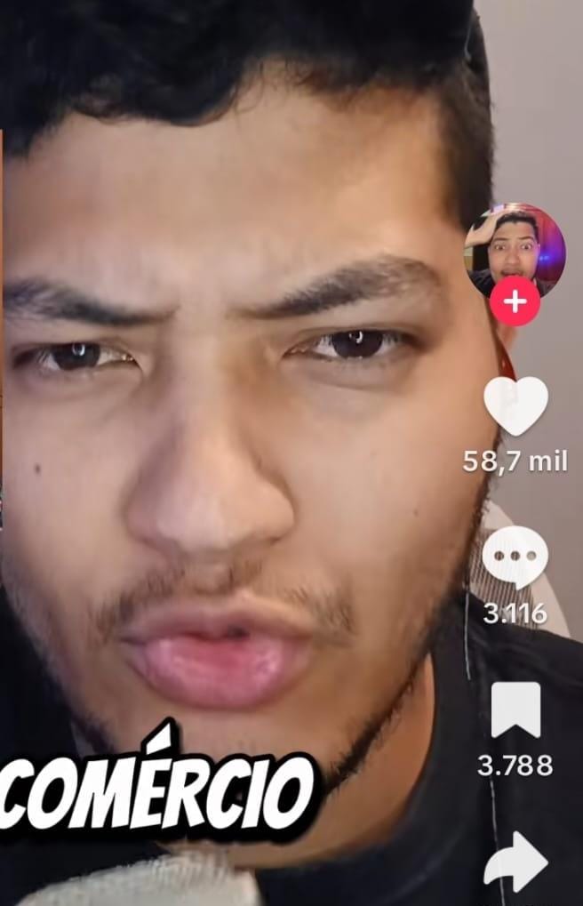 Perfil que publicou vídeo. Foto: Reprodução/TikTok 