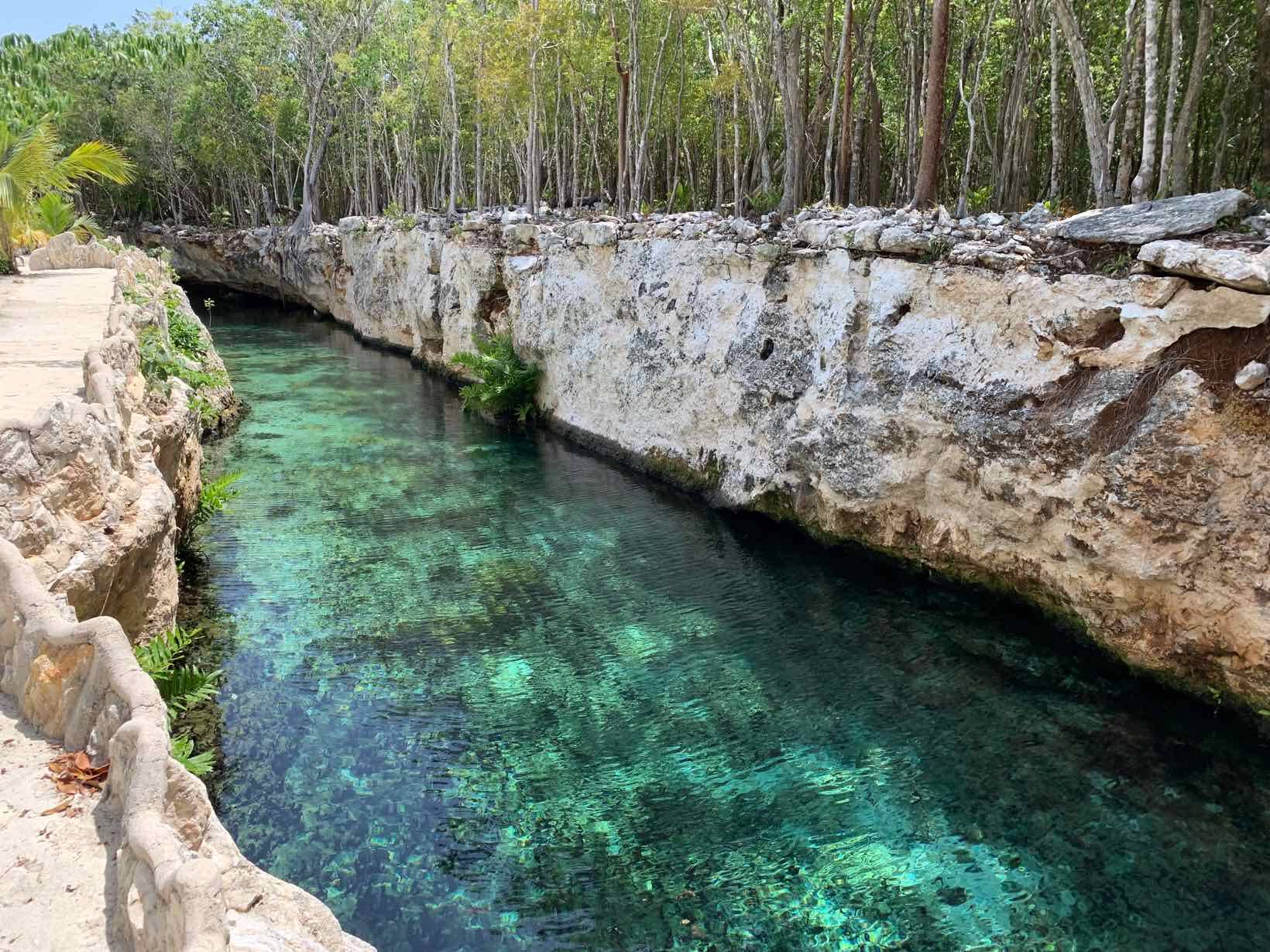 Cenotes Casa Tortuga, nas Ruínas Tulum, no México. Foto: Reprodução