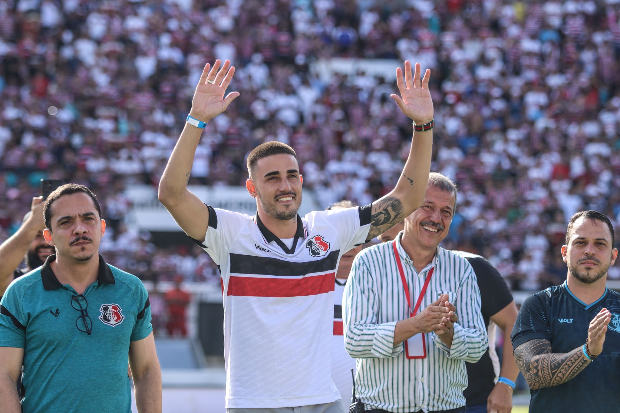 Thiago Galhardo. Foto: Evelyn Victoria/ Santa Cruz FC