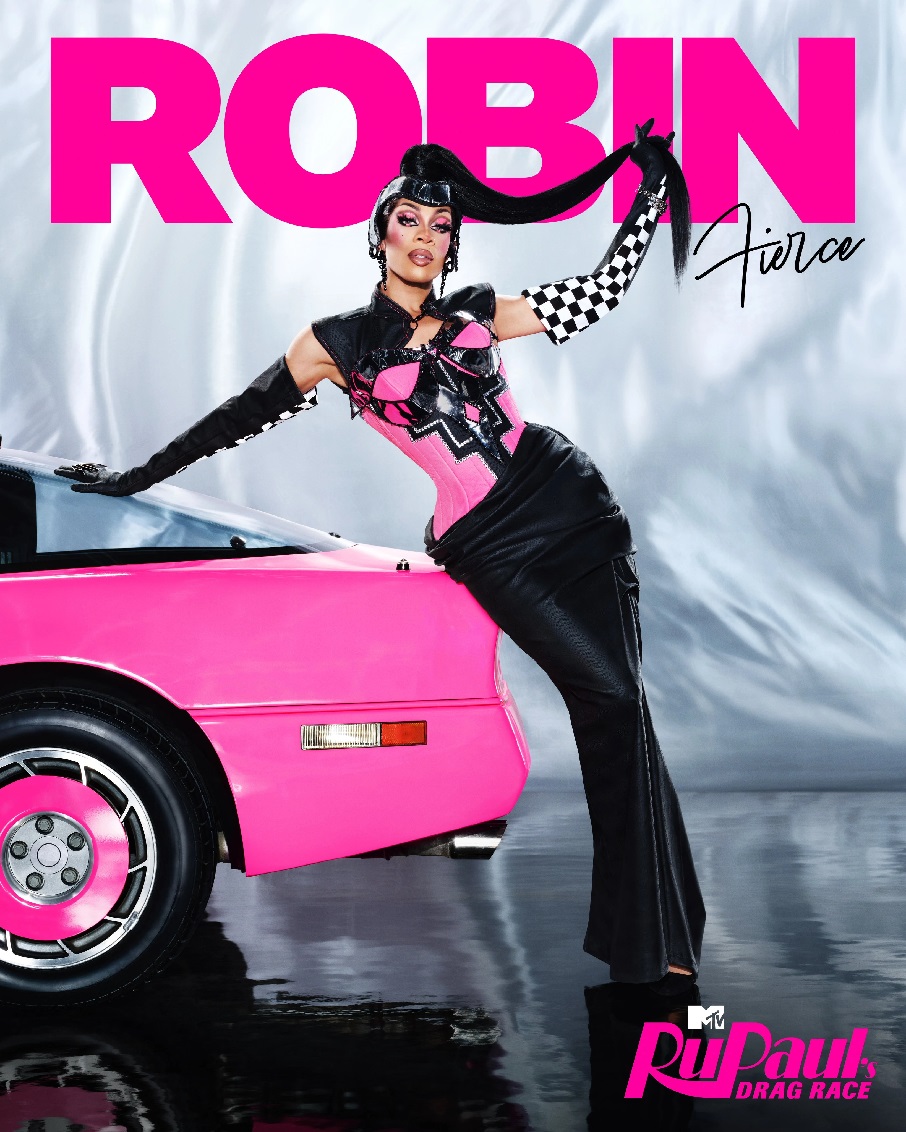 Robin Fierce, drag queen da 15ª temporada de RuPaul's Drag Race.. Foto: Reprodução/Instagram 17.01.2023