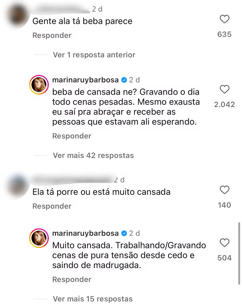 Marina Ruy Barbosa rebate críticas sobre aparência em vídeo com fãs. Foto: Instagram