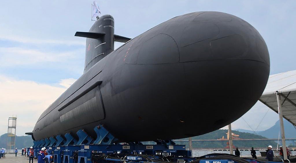 Submarino Riachuelo (S40), lançado em 2020. Foto: Marinha do Brasil/Agência Marinha de Notícias
