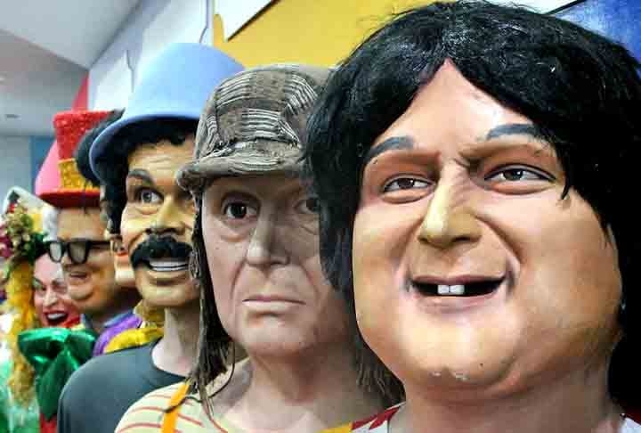 Ícones do humor nacional, como Zacarias (Trapalhões), e internacional, a exemplo de personagens do seriado mexicano Chaves, já desfilaram pelas ladeiras de Olinda. Reprodução: Flipar
