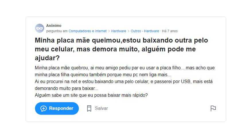 Respostas mais engraçadas!