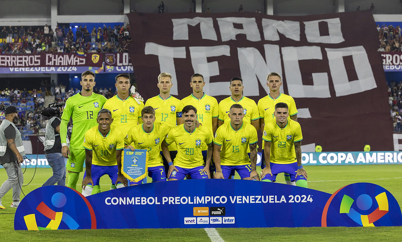 Brasil x Venezuela - 01/02 - Pré-Olímpico Joilson Marconne/CBF