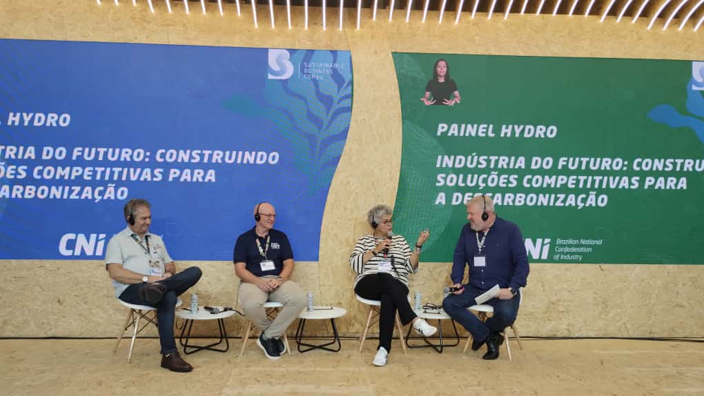 Painel Hydro.. Foto: Foto: Michelle Valente / enviada especial do Portal iG