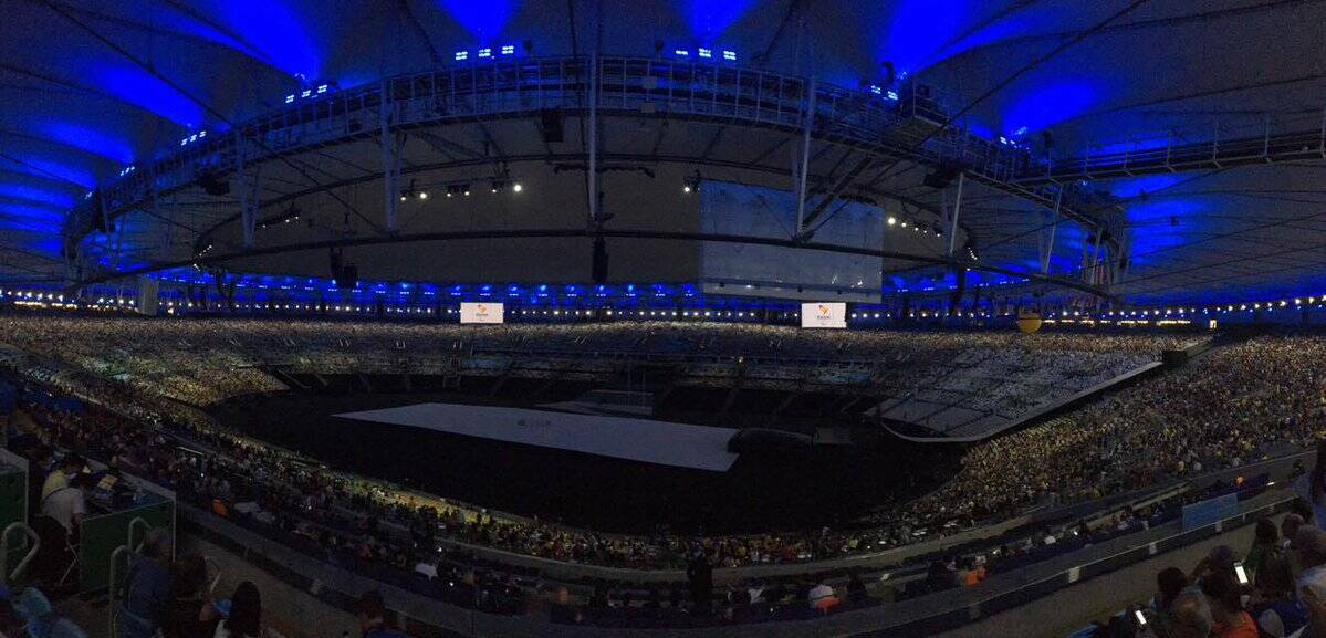 Cerimônia de abertura dos Jogos Paralímpicos. Foto: Reprodução/Twitter