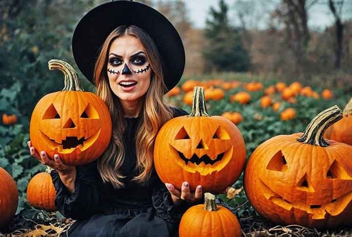 Um dos símbolos mais famosos do Halloween (Dia das Bruxas) - celebrado anualmente no dia 31 de outubro  - é a abóbora. Uma das explicações para a presença da abóbora com rosto esculpido no Halloween remonta à cultura celta, povo que habitou países como Inglaterra, Escócia e Irlanda. 


 Reprodução: Flipar