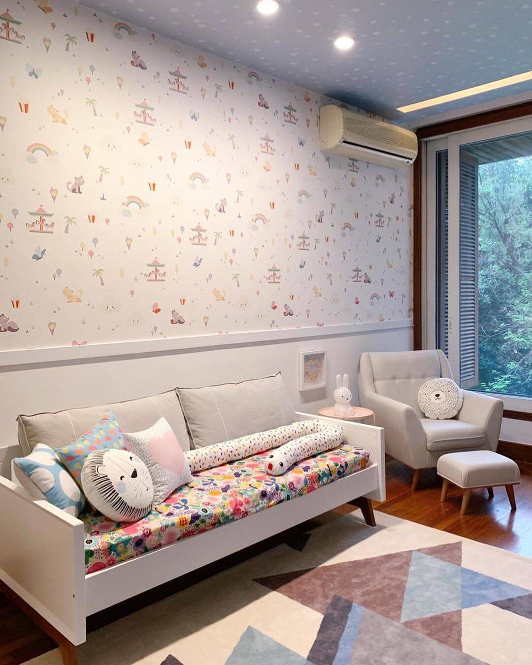 Detalhes do quarto da filha de Tatá Werneck. Foto: Reprodução/Instagram/@tatawerneck