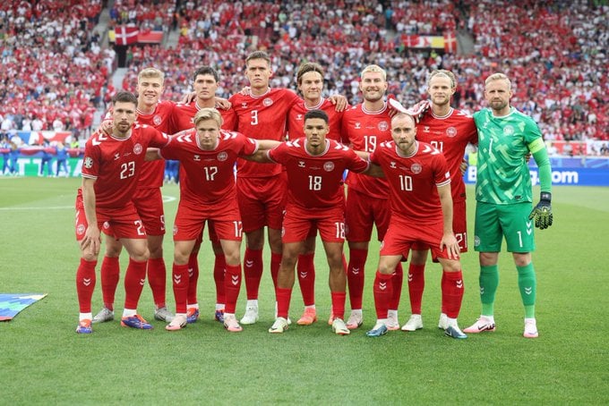 Eslovênia e Dinamarca empataram pela Eurocopa (Fotos: DBU e NZS)