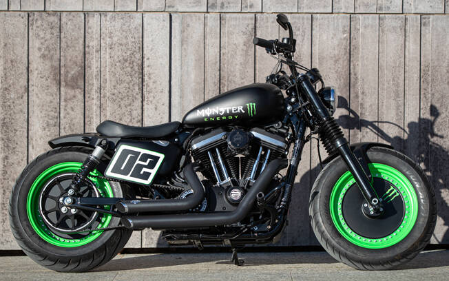 Harley-Davidson Sportster Custom Monster Engine. Foto: Divulgação