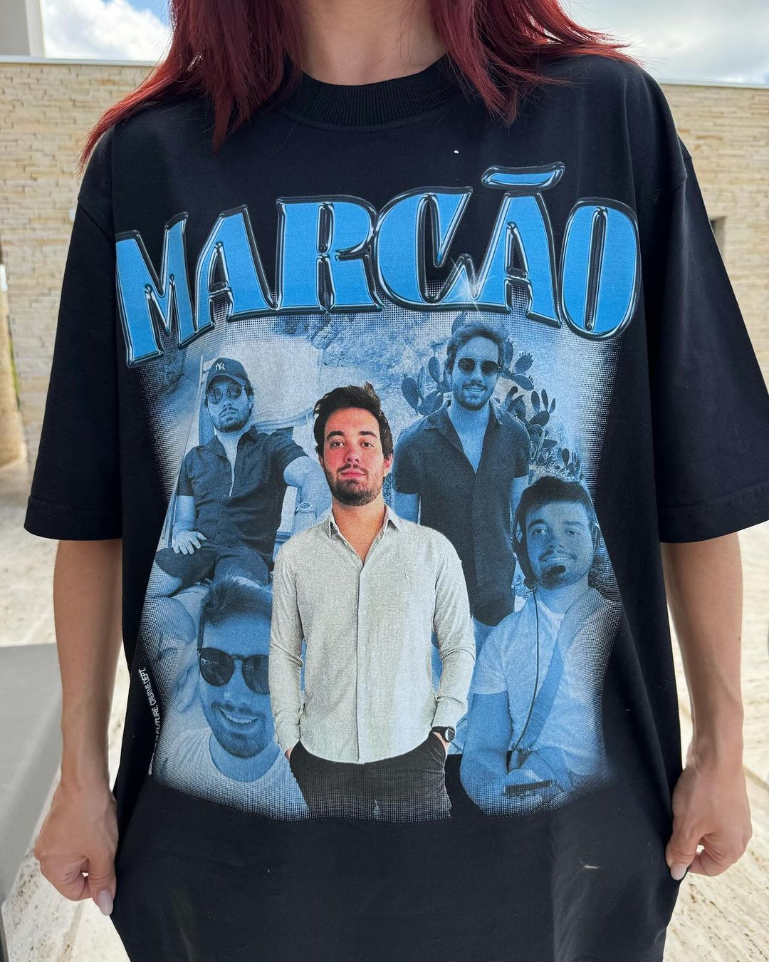 Gkay usa camiseta do namorado, Marco Túlio Reprodução/Instagram