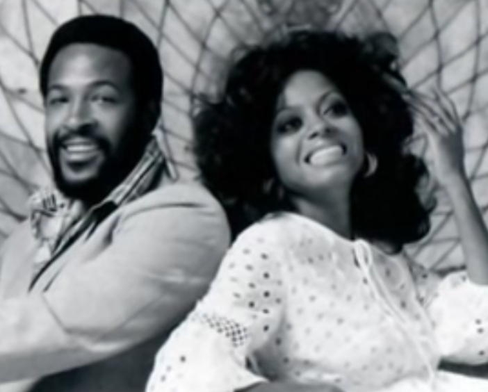 Marvin Gaye seguiu fazendo álbuns de sucesso incluindo um dueto com Diana Ross.  Reprodução: Flipar