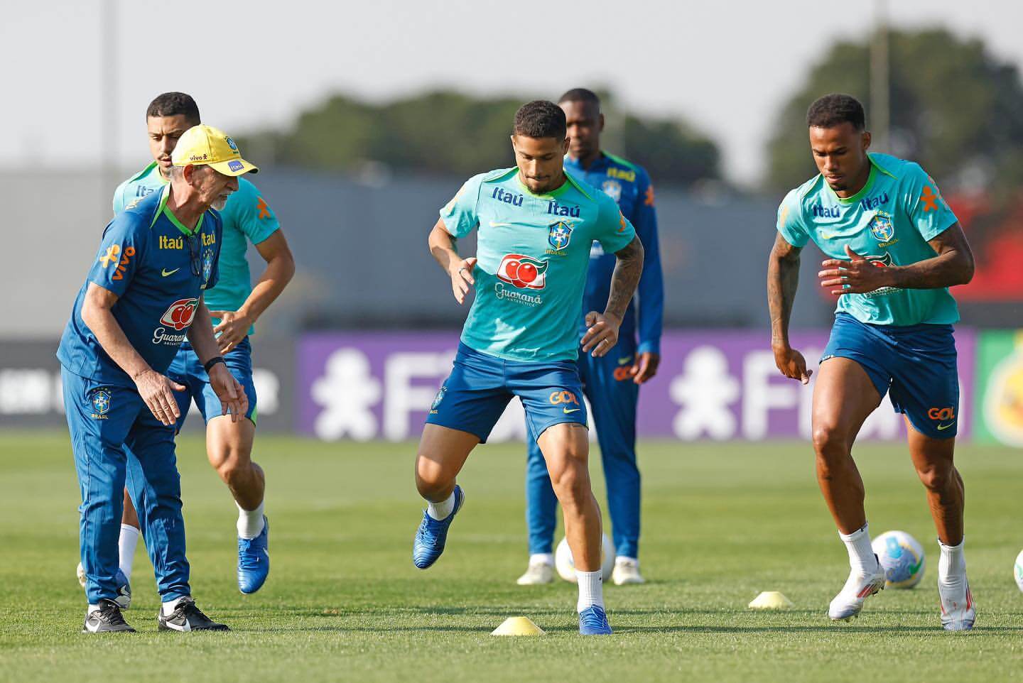 Treino seleção brasileira Rafael Ribeiro / CBF