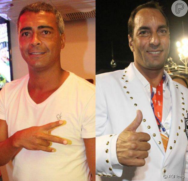 Romario e Edmundo Reprodução