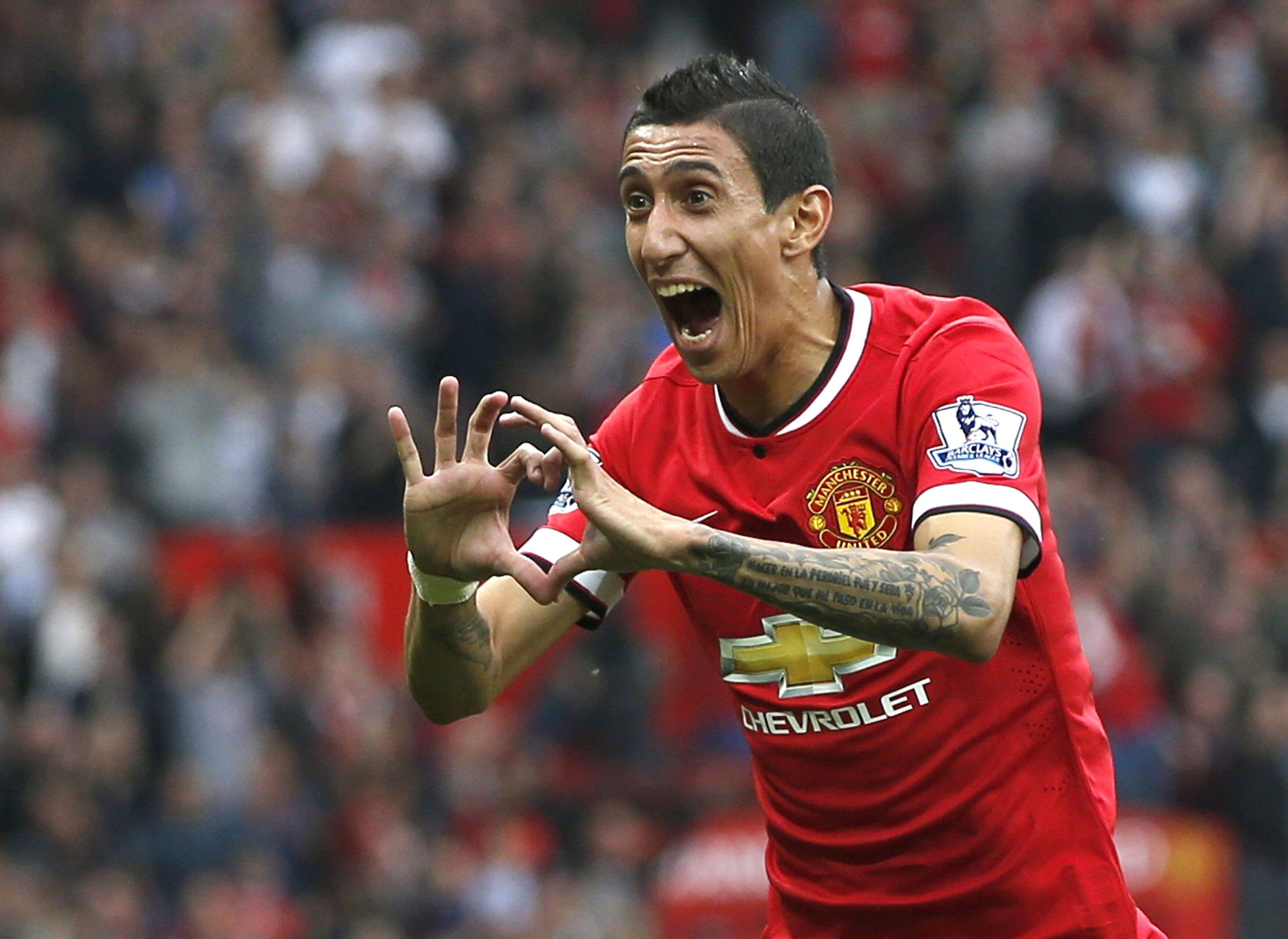 Di María, meia do Manchester United. Foto: Getty Images