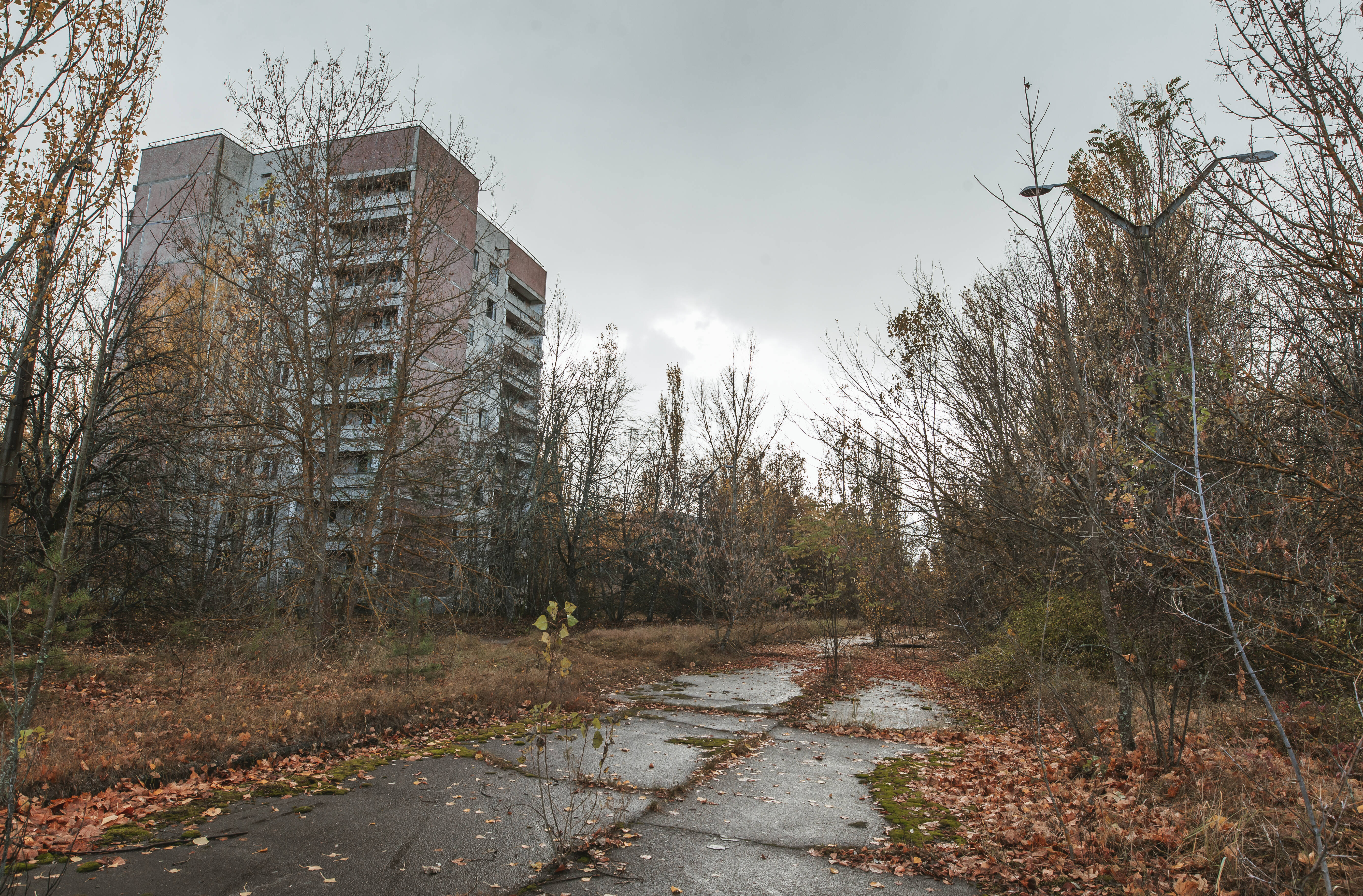 Ruas de Pripyat, na Ucrânia. Foto: shutterstock 