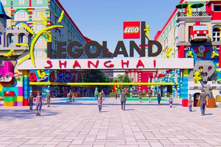 Ainda no ano de 2025, a China irá inaugurar seu primeiro parque da Lego, o Legoland Shanghai Resort, em Xangai.  Reprodução: Flipar