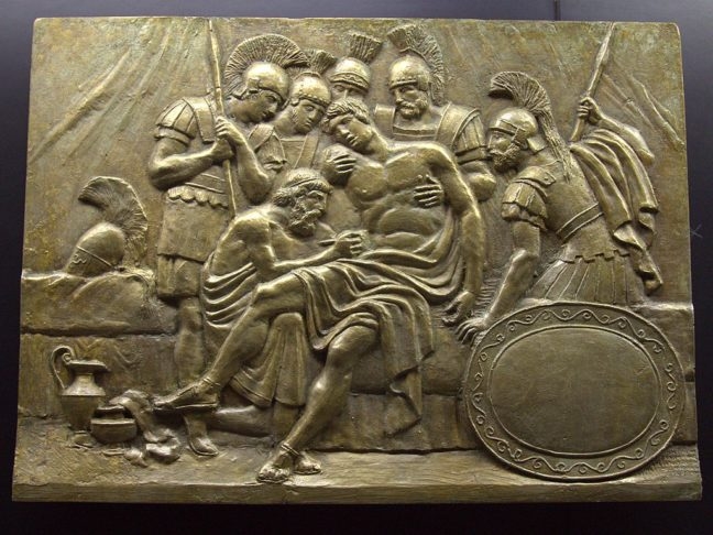 Em seu retorno à Babilônia, em 323 a.C., Alexandre planejava novas campanhas, incluindo uma expedição à Arábia. No entanto, aos 32 anos, ele adoeceu e morreu sob circunstâncias misteriosas. Reprodução: Flipar