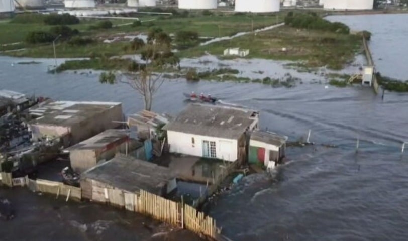 3º lugar: Inundações no Rio Grande do Sul - Entre o fim de abril e o início de maio, o estado do Rio Grande do Sul sofreu com enchentes que o governo local definiu como “a maior catástrofe climática” na história do estado.
 Reprodução: Flipar