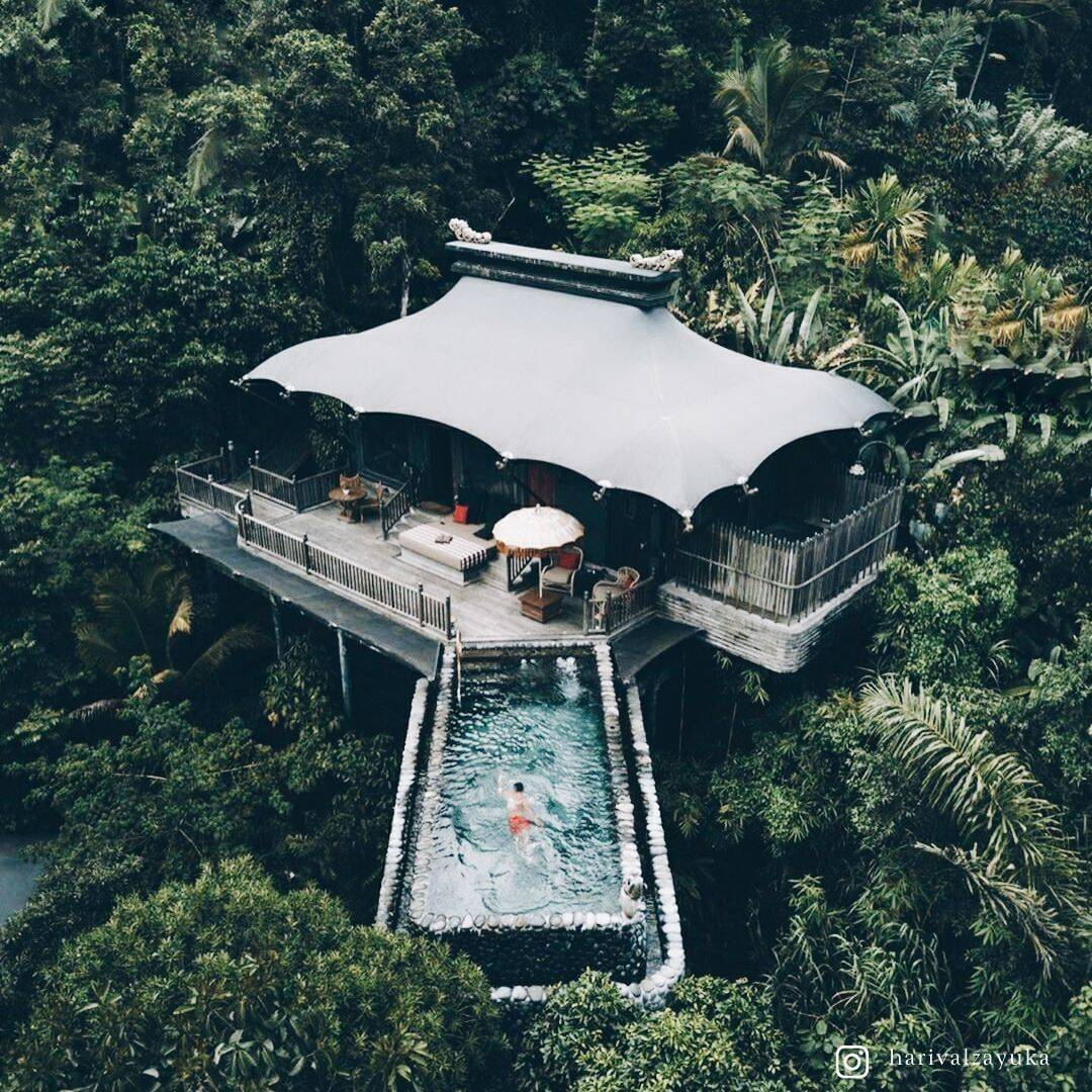 Detalhes do hotel Capella Ubud. Foto: Reprodução/Instagram/@capellaubud