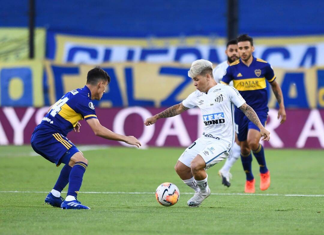 Boca Juniors x Santos. Foto: Reprodução / Instagram Conmebol
